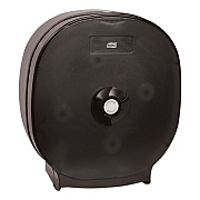 Tork 4-Roll Tissue Dispenser, 15 x 6 x 13.7, Translucent Black (TRK88411)