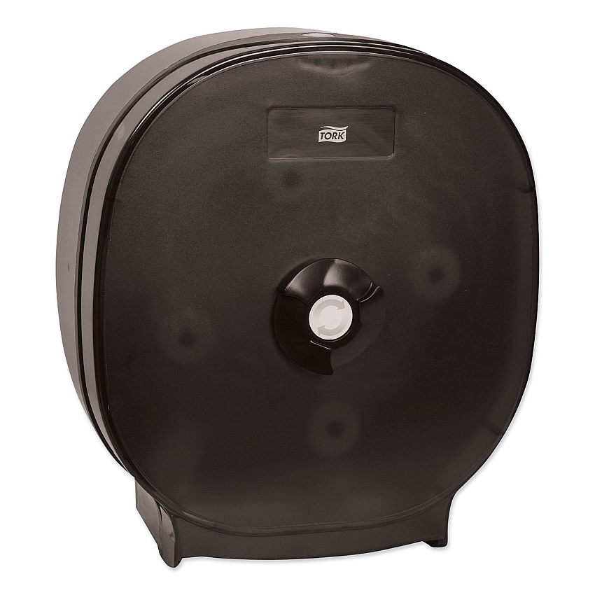 Tork 4-Roll Tissue Dispenser, 15 x 6 x 13.7, Translucent Black (TRK88411)