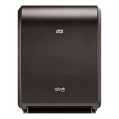Tork Electronic Hand Towel Roll Dispenser, 7.5" Roll, 12.32 x 9.32 x 15.95, Black (TRK771728)