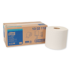 Tork Paper Wiper, Centerfeed, 2-Ply, 9 x 13, White, 800/Roll, 2 Rolls/Carton (TRK130211B)