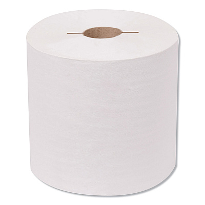 Tork Premium Hand Towel Roll, Notched, 1-Ply, 7.5" x 600 ft, White, 720/Roll, 6 Rolls/Carton (TRK7170630)