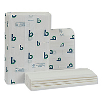 Boardwalk Structured Multifold Towels, 1-Ply, 9 x 9.5, White, 250/Pack, 16 Packs/Carton (BWK6204)