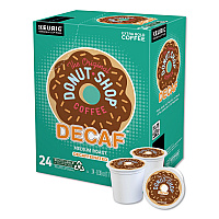 The Original Donut Shop Donut Shop Decaf Coffee K-Cups, 24/Box (DIE7401BX)