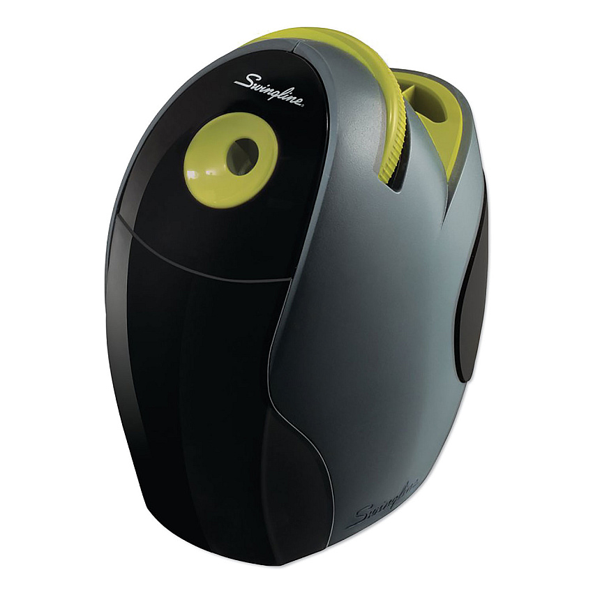 AbilityOne 7520016807012, SKILCRAFT Swingline SpeedPro Pencil Sharpener, AC-Powered, 5.2 x 7.25 x 8.25, Black/Green