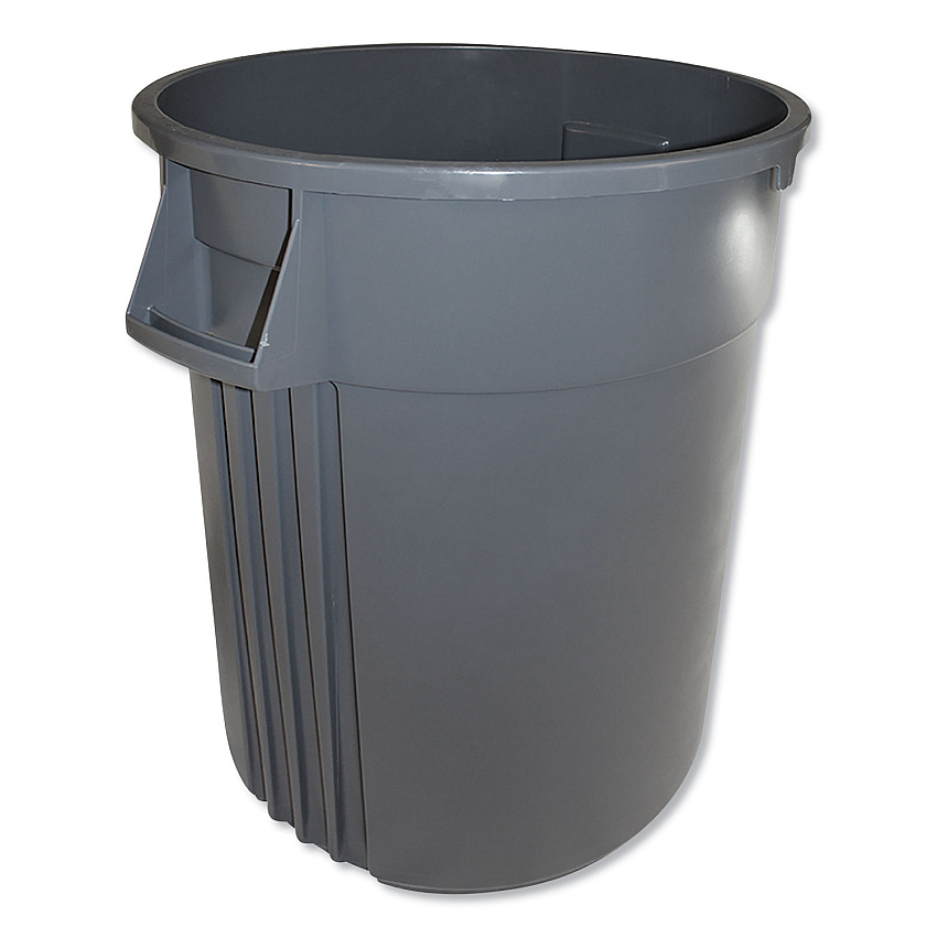 Impact Gator Plus Container, 44 gal, Plastic, Gray (IMP77443)