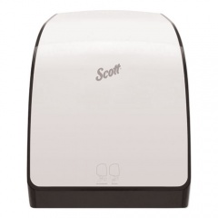 Scott Pro Electronic Hard Roll Towel Dispenser, 12.66 x 9.18 x 16.44, White (34349)