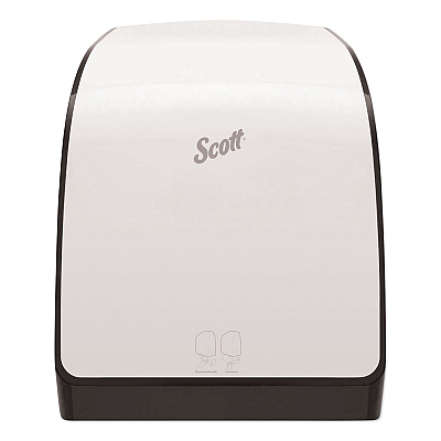 Scott Pro Electronic Hard Roll Towel Dispenser, 12.66 X 9.18 X 16.44, White (KCC34349)