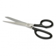 AbilityOne 5110002939199 SKILCRAFT Straight Trimmer's Shears, 7" Long, 3" Cut Length, Black Straight Handle