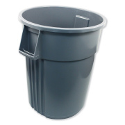 Impact Gator Plus Container, 55 gal, Plastic, Gray (77553)