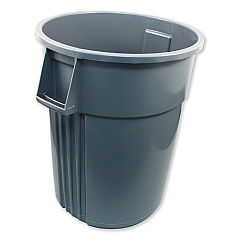 Impact Gator Plus Container, 55 gal, Plastic, Gray (IMP77553)