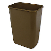 Impact Soft-Sided Wastebasket, 41 qt, Polyethylene, Beige (IMP7703BEI)