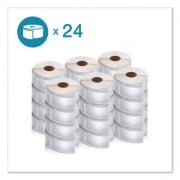 DYMO LW Multipurpose Labels, 1" x 2.13", White, 500 Labels/Roll, 24 Rolls/Box (2050830)