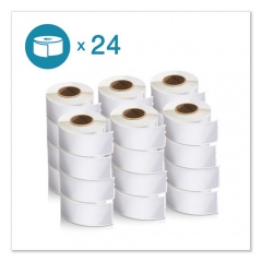 DYMO LW Address Labels, 1.13" x 3.5", White, 350 Labels/Roll, 24 Rolls/Pack (2050813)