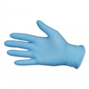 Impact Pro-Guard Disposable Powder-Free General-Purpose Nitrile Gloves, Blue, Small, 100/Box (8644SBX)