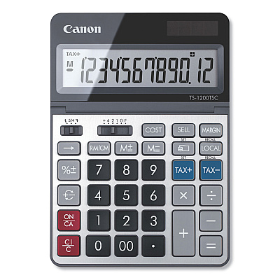 Canon TS-1200TSC Desktop Calculator, 12-Digit LCD (CNM2468C001)