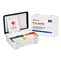 First Aid Only Unitized ANSI Compliant Class A Type III First Aid Kit for 25 People, 84 Pieces, Metal Case (FAO90568)