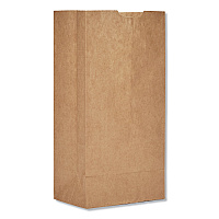 General Grocery Paper Bags, #4 Size, 5" x 3.33" x 9.75", Natural, 500/Bundle (BAGGK4500)