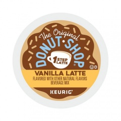 The Original Donut Shop Vanilla One Step Latte, 20/Box (8177)