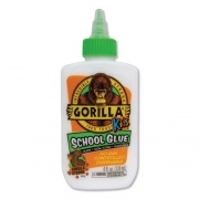 Gorilla School Glue Liquid, 4 oz, Dries Clear, 6/Pack (2754208PK)