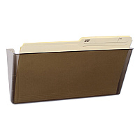 Storex Wall File, Legal Size, 16" x 4" x 7", Smoke (STX70208U06C)