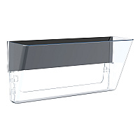 Storex Unbreakable Magnetic Wall File, Legal/Letter Size, 16" x 4" x 7", Clear (STX70325U06C)