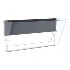 Storex Unbreakable Magnetic Wall File, Legal/Letter Size, 16" x 4" x 7", Clear (70325U06C)
