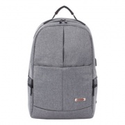 Swiss Mobility Sterling Slim Business Backpack, Fits Devices Up to 15.6", Polyester, 5.5 x 5.5 x 18, Gray (BKP1066SMGRY)