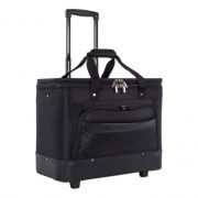 Swiss Mobility Litigation Business Case on Wheels, Fits Devices Up to 17.3", Polyester, 11 x 19 x 16, Black (BZCW1645SMBK)