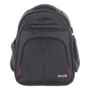 Swiss Mobility Purpose 2 Section Business Backpack, Fits Devices Up to 15.6", Polyester, 8.5 x 8.5 x 19.5, Black (BKP1000SMBK)