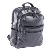 Swiss Mobility Valais Backpack, Fits Devices Up to 15.6", Leather, 5.5 x 5.5 x 16.5, Black (BKP116SMBK)