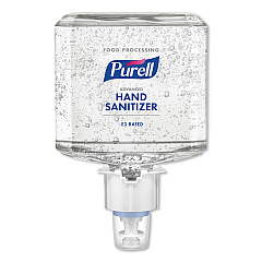 PURELL Advanced E3-Rated Instant Hand Sanitizer Gel, 1,200 mL Refill, Fragrance-Free, For ES4 Dispensers, 2/Carton (506102)