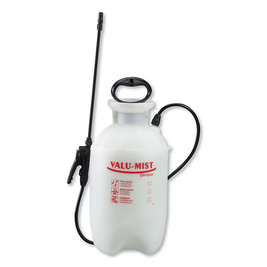 TOLCO 2 Gallon Valu Mist Tank Sprayer, 0.38" x 32" Hose, White (TOC150002)