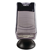 Morcon Tissue Valay Tower Napkin Dispenser, 8 x 17.25 x 13, Transparent Black (NT555)