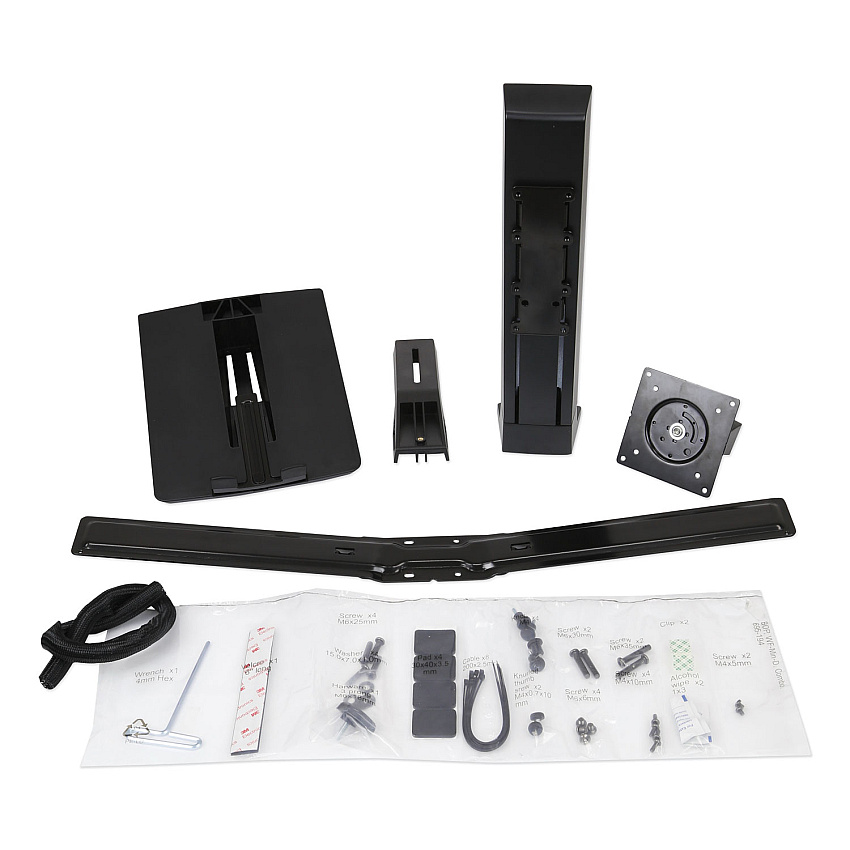 WorkFit by Ergotron Monitor Riser, For 24" Monitors, 30 Degree Tilt, Black, Supports 16 lb (ERG97933085)