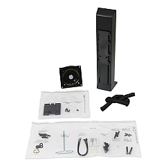 WorkFit by Ergotron Monitor Riser, For 24" Monitors, 30 Degree Tilt, Black, Supports 16 lb (ERG97935085)