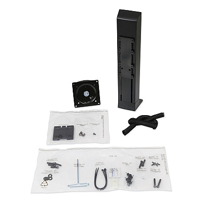 WorkFit by Ergotron Monitor Riser, For 24" Monitors, 30 Degree Tilt, Black, Supports 16 lb (ERG97935085)