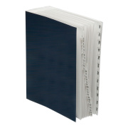 AbilityOne 7530016819292 SKILCRAFT File Sorter, 42 Dividers, Month/Date Index, Letter Size, Blue Cover