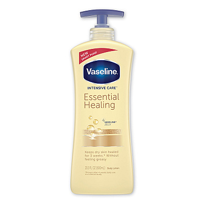 Vaseline Intensive Care Essential Healing Body Lotion, 20.3 oz, Pump Bottle (UNI07900EA)