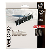Velcro Heavy-Duty Fasteners, Extreme Outdoor Performance, 1" x 10 ft, Titanium (VEK91365)