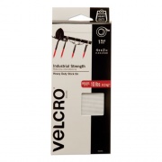 Velcro Industrial-Strength Heavy-Duty Fasteners, 2" x 4 ft, White (90595)
