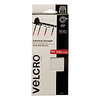 Velcro Industrial-Strength Heavy-Duty Fasteners, 2" x 4 ft, White (VEK90595)