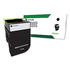 Lexmark 80C0HKG Return Program High-Yield Toner, 4,000 Page-Yield, Black, TAA Compliant