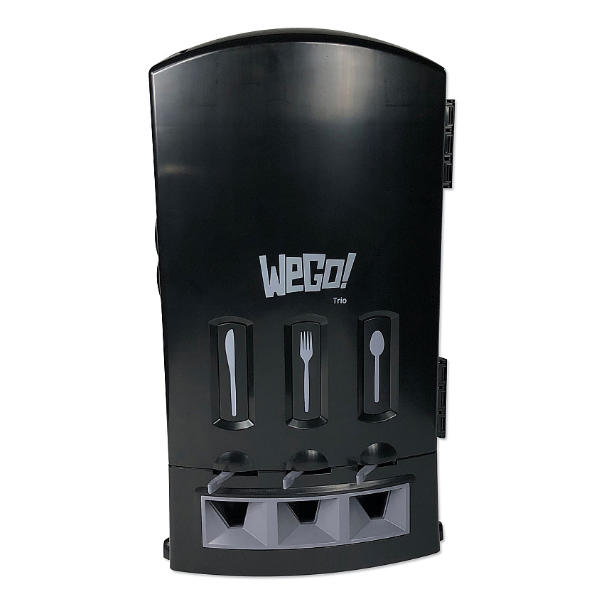 WeGo Dispenser, Forks/Knives/Spoons, 13.39 x 15.75 x 23.62, Black (WEG56102200)