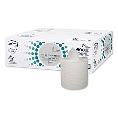 Papernet Heavenly Soft Center-Pull Towel, Dissolve Tech Micro Embossing, 1-Ply, 7.6 x 10, White, 3,600 Sheets/Roll (SOD410334)