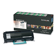 Lexmark E460X31G Extra High-Yield Toner, 15,000 Page-Yield, Black