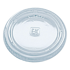 Fabri-Kal Portion Cup Lids, Fits 3.25 oz to 5.5 oz Cups, Clear, 2,500/Carton (FABXL345PC)