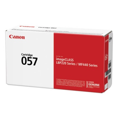 Canon 3009C001 (CRG-057) Toner, 3,100 Page-Yield, Black