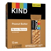 KIND Nuts and Spices Bar, Peanut Butter, 1.4 oz, 12/Pack (27742)