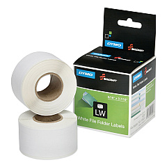 AbilityOne 7530016579756, SKILCRAFT Dymo LabelWriter Thermal Labels, File Folder Label, 0.56" x 3.43", Black on White