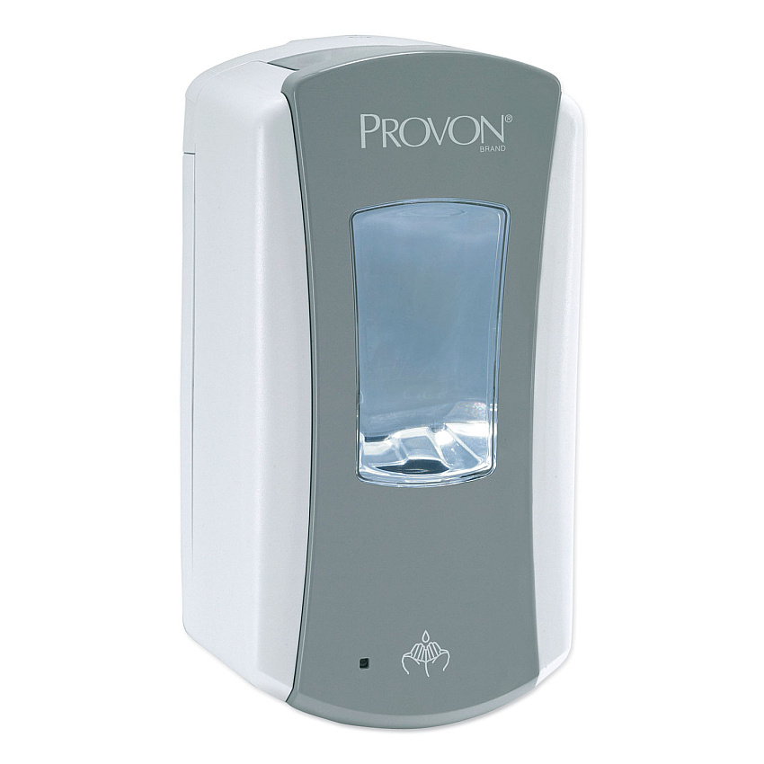 PROVON Ltx-12 Dispenser, 1,200 Ml, 5.75 X 3.38 X 10.63, Gray/White, 4/Carton (GOJ197104CT)
